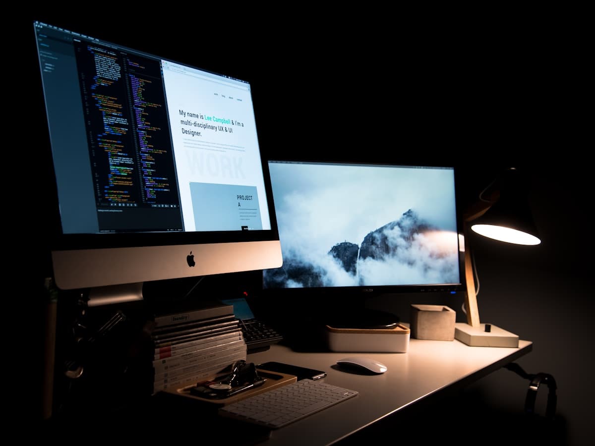 Landing page interface